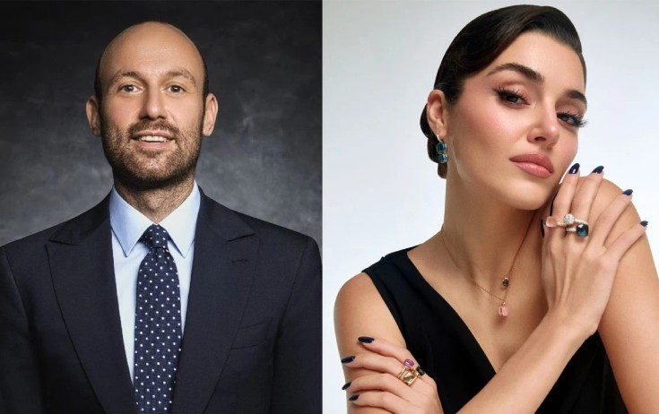 Sevgilisi Hande Erçeli seriala çəkir