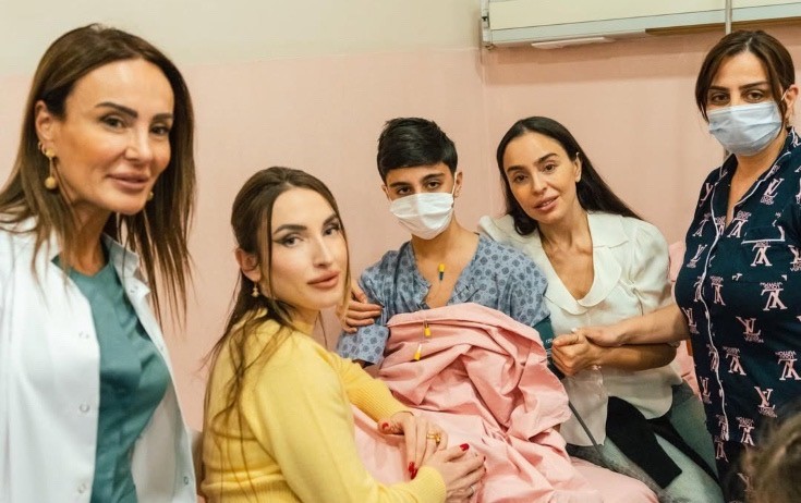Leyla və Alena Əliyevalar Talassemiya Mərkəzində - Fotolar
