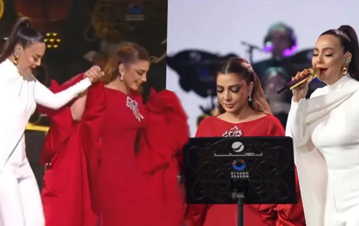 Assala Nasri və Ebru Gündeş Riyadda eyni səhnədə - Video