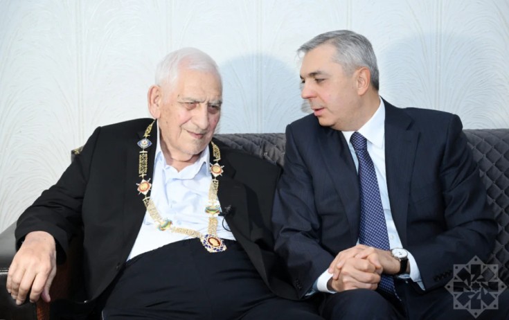 Nəriman Həsənzadəyə ordeni təqdim edildi - Fotolar