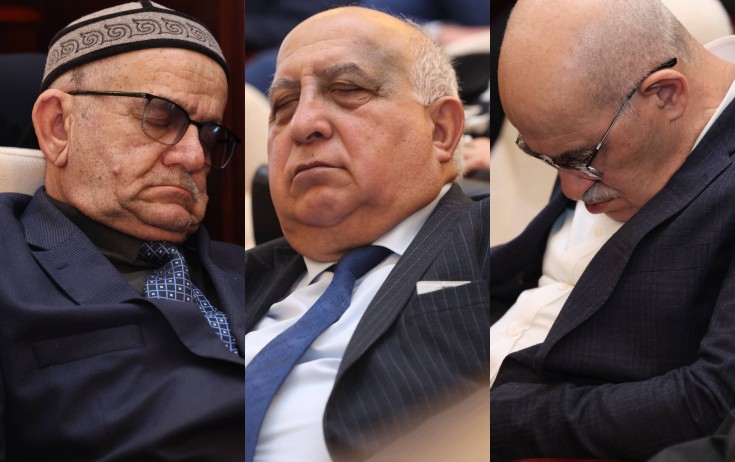 İclas o qədər "maraqlı" idi ki, hamını yuxu apardı - Fotolar