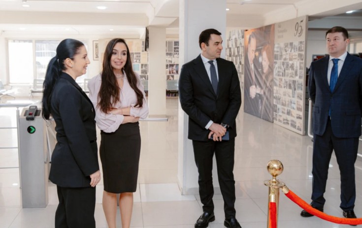 Leyla Əliyeva Bakı Xoreoqrafiya Akademiyasında - Fotolar