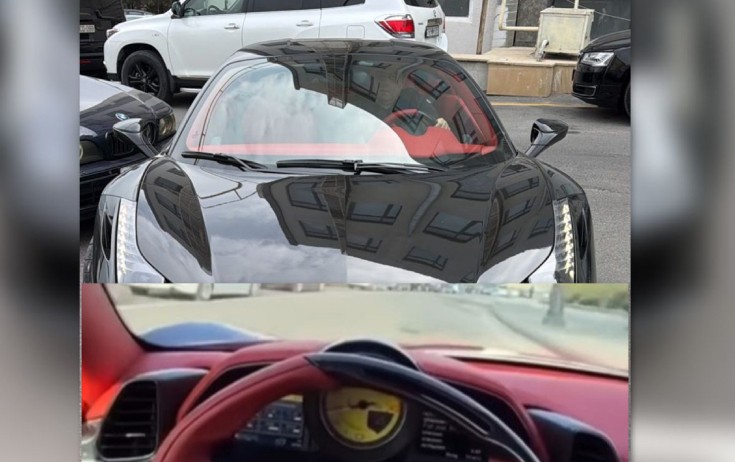 Avtobus zolağına girən “Ferrari” cərimə meydançasına salındı