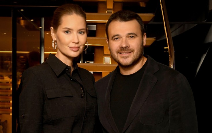 Emin Ağalarov xanımı ilə Fransada - Fotolar