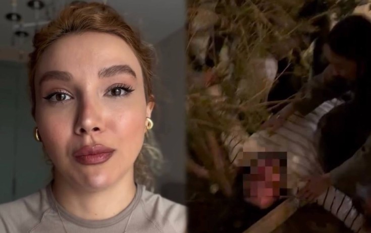 Aktrisa Bakıda getdikləri restoranda dostunun döyüldüyünü dedi - Video