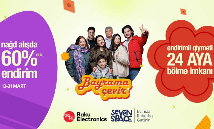 Fürsətləri "Baku Electronics"lə bayrama çevirmək vaxtıdır!