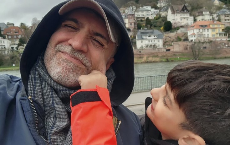 Özcan Dəniz bayramı oğlu ilə keçirtdi - Fotolar