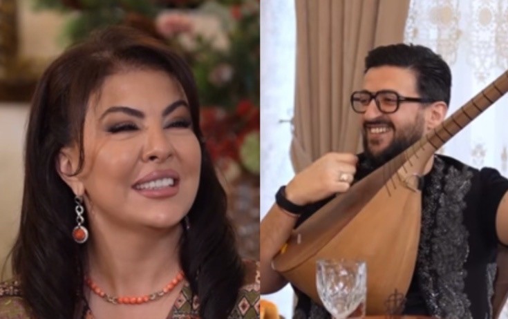 Abbas Bağırov sazda çaldı, aşıq Samirə oxudu - Video