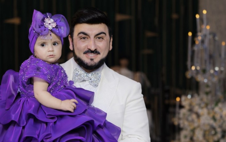 Tolikin qızının 1 yaşı oldu - Fotolar