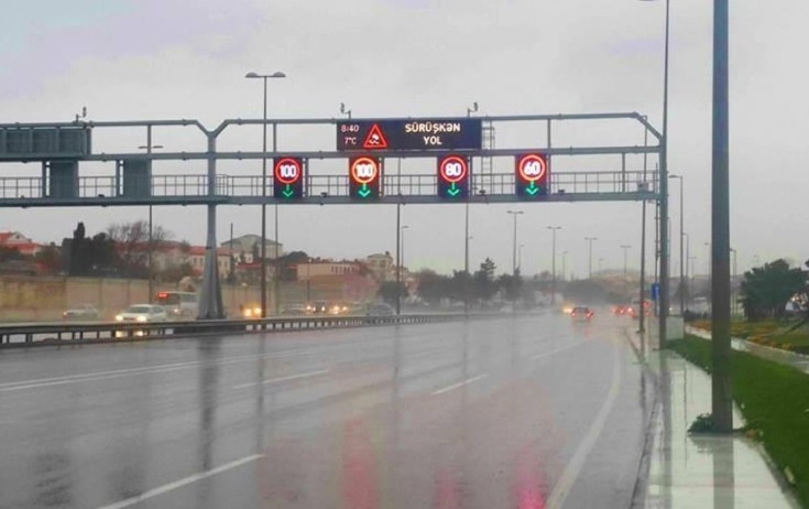 Sürət həddi endirildi