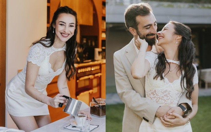 Türkiyəli aktrisa nişanlandı - Fotolar
