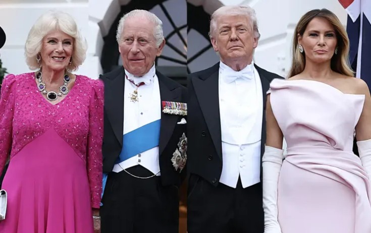 Britaniya Kralı Ağ Evdə - Foto