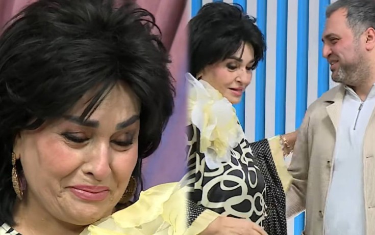 Oğlunun ad günü sürprizi Əməkdar artisti ağlatdı - Video