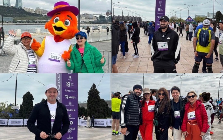 Məşhurlar "Bakı Marafonu 2026"da - Fotolar