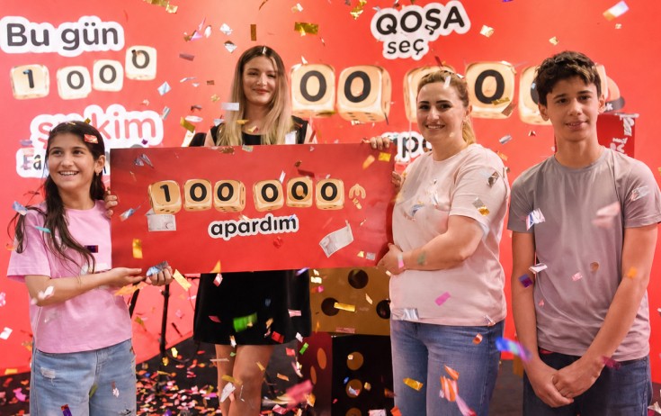 “Kontakt”dan qazan dəsti aldı, 100 000 manat qazandı
