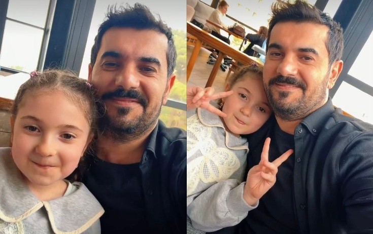 Elşən Orucov qızı ilə... - Video