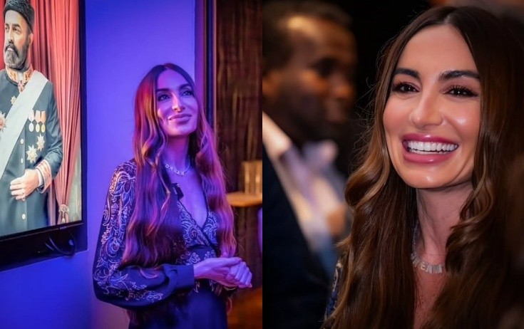 Arzu Əliyeva Londonda "Tağıyev: Neft" filminin təqdimatında - Fotolar