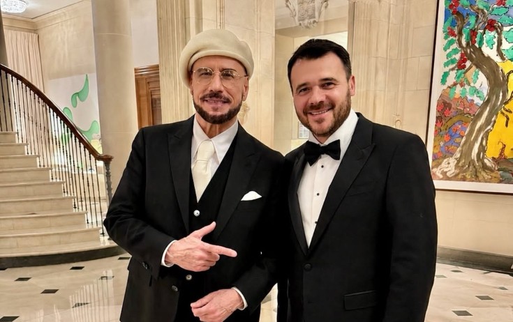 Emin Hollivud ulduzu ilə - Foto