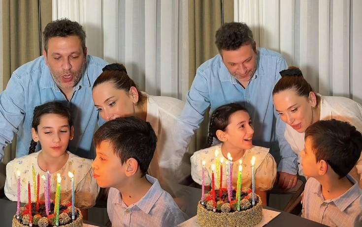 Övladlarının ad gününü belə qeyd etdilər - Video