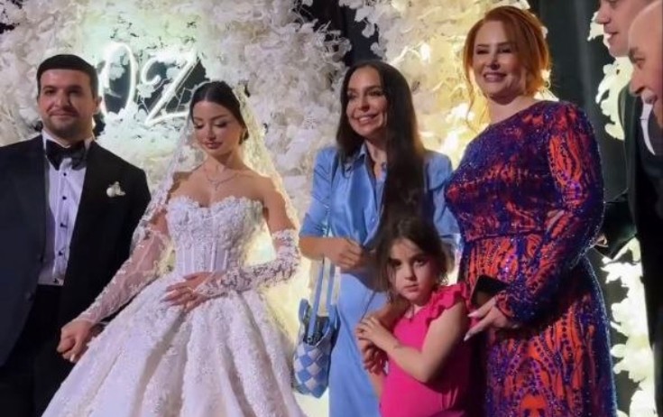 Leyla Əliyeva Bakıda toyda - Video