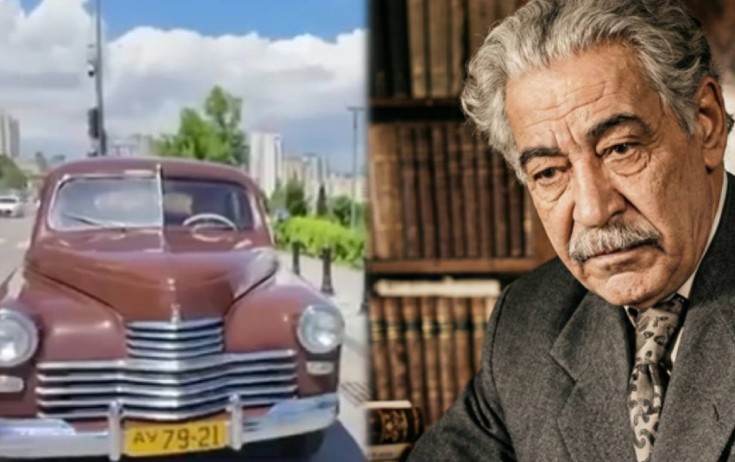 Səməd Vurğunun avtomobili Bakıda - Video