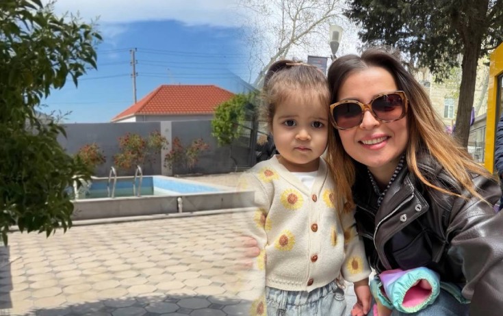 Sevda bağından görüntülər paylaşdı