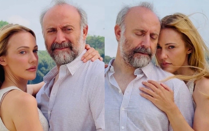 Halit Ergenç və Məryəm Üzərli illər sonra birgə kamera qarşısında - Video