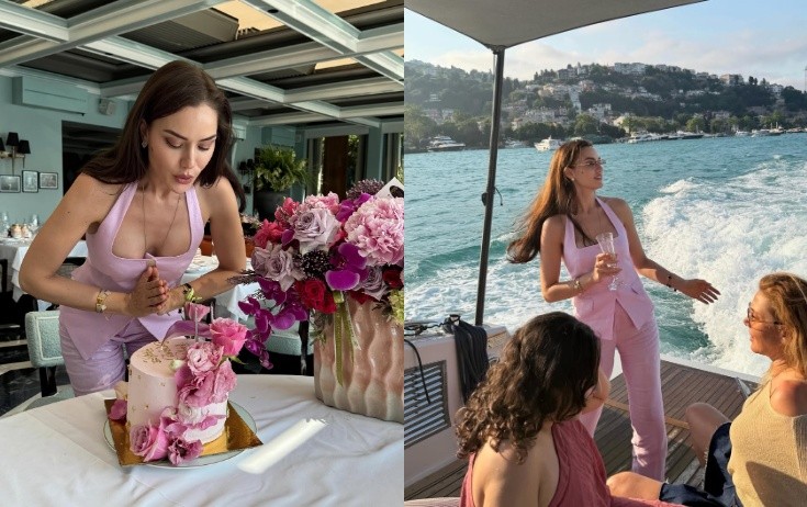 Fahriyə Evcen 40 yaşının belə qeyd etdi - Fotolar