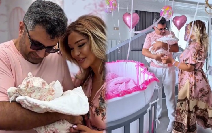6 günlük qızına məclis etdi - Video