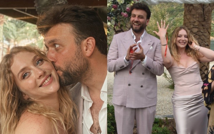 "Hudutsuz sevda"nın aktyorları nişanlandı - Fotolar