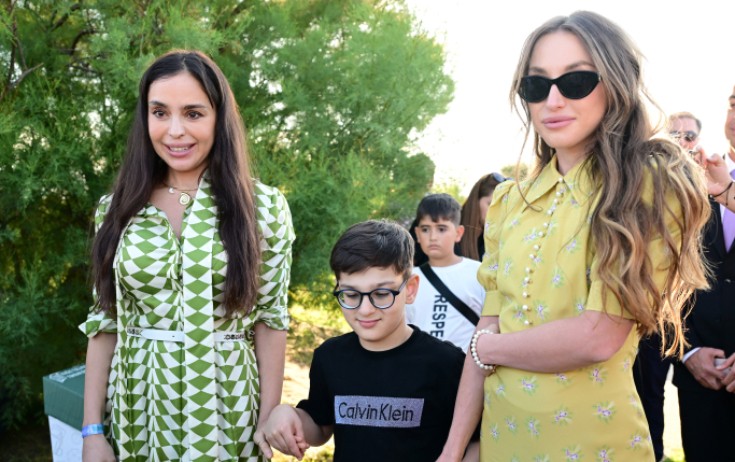 Leyla və Alena Əliyevalar festivalda - Fotolar