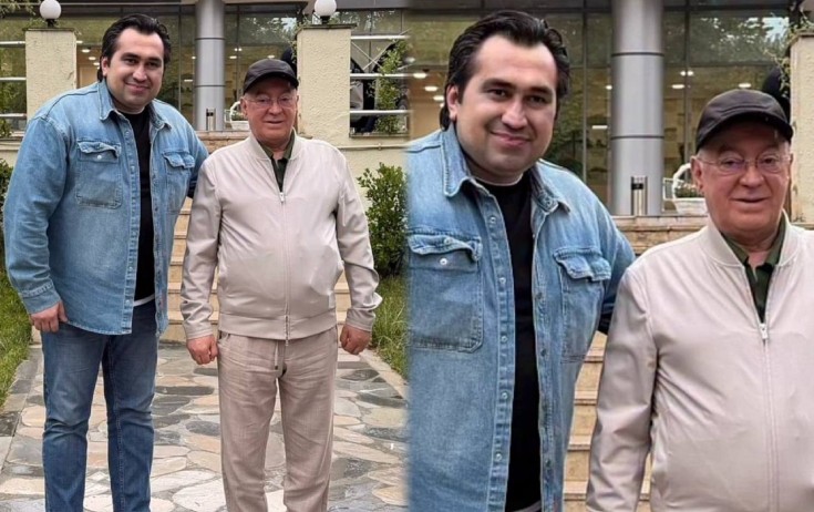 Bəstəsini Kəmaləddin Heydərov üçün canlı oxudu - Video
