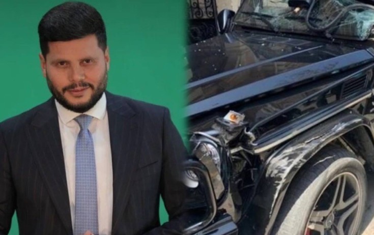 Zaur Kamal qəzaya düşdü - Foto