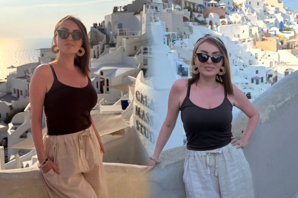 Sevda Ələkbərzadə ad gününü Santorinidə qeyd etdi - Fotolar