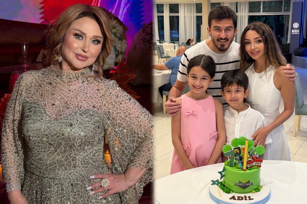 Mələkxanım Eyubovadan nəvəsinə ad günü təbriki - Foto