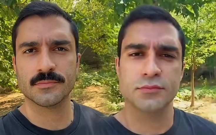 Çəkilişlər bitən kimi görünüşünü dəyişdi - Video